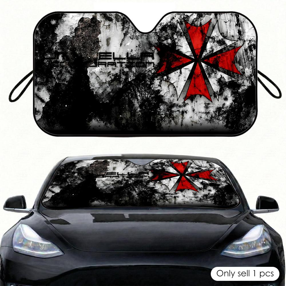 Car Sunshade Windshield Umbrella Foldable - Horror Movie Umbrella Sun Visor Car