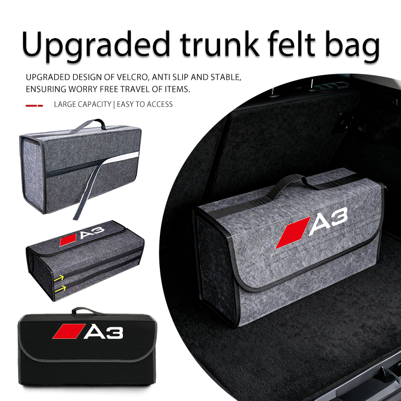 Car Trunk Organizer Foldable Storage Box - Car Trunk Storage Box Portable Travel
