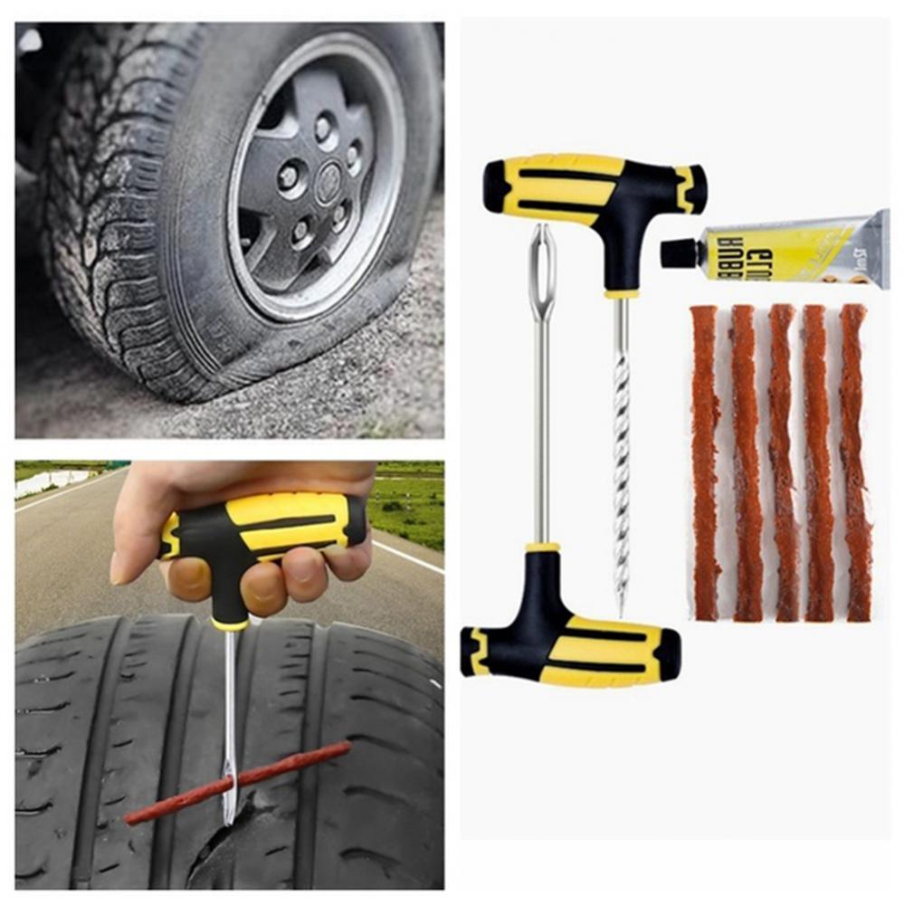 Auto Repair Tools - 8Pcs Car Tire Glue Repair Strips