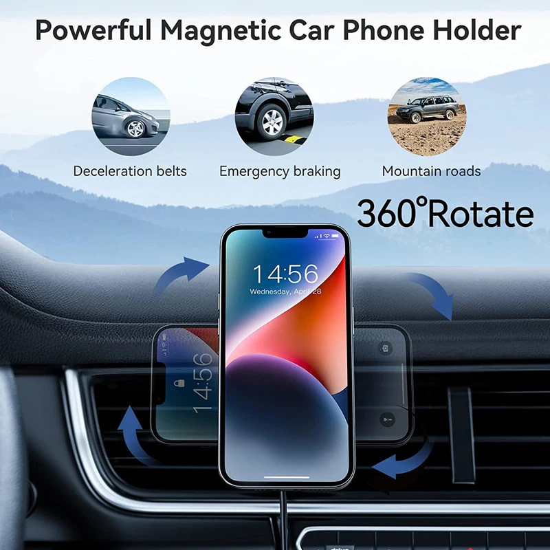 Car Magnetic Wireless Charger  - Wireless Car Charger Mount Fast Charging ulasan dan harga