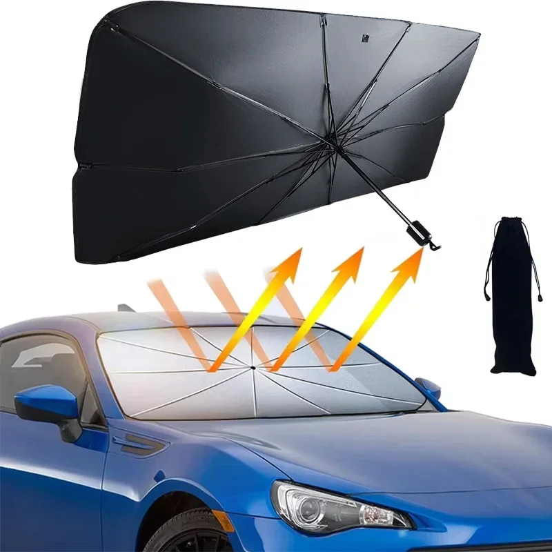 Car Windshield Sunshade Foldab - Car Sunshade Windshield Umbrella Foldable ulasan dan harga