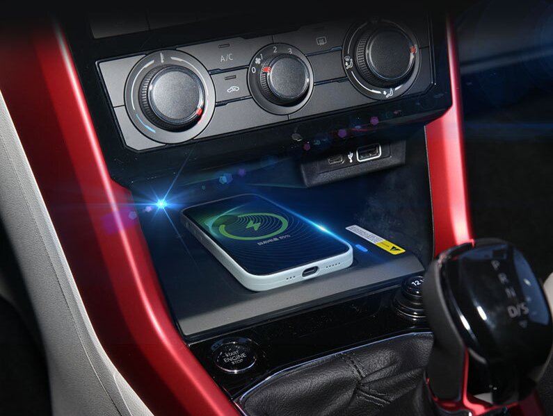 for Volkswagen T-CROSS Tacqua  - Wireless Car Charger Mount Fast Charging ulasan dan harga