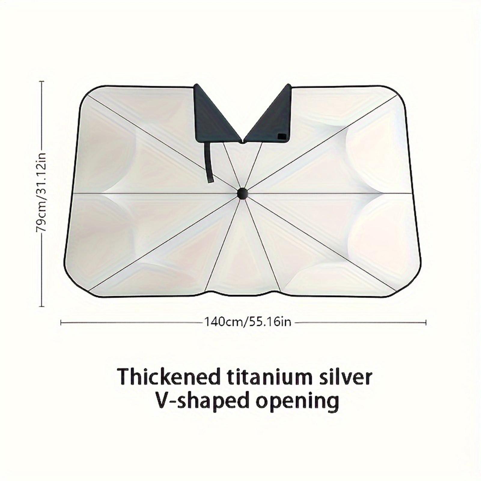 Portable Car Sun Shade Umbrell - Car Sunshade Windshield Umbrella Foldable ulasan dan harga