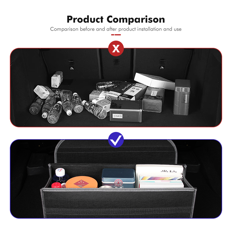 Car Trunk Storage Box Portable - Car Trunk Organizer Foldable Storage Box ulasan dan harga