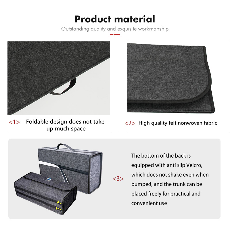 For Denza Foldable Felt Car Tr - Car Trunk Organizer Foldable Storage Box ulasan dan harga